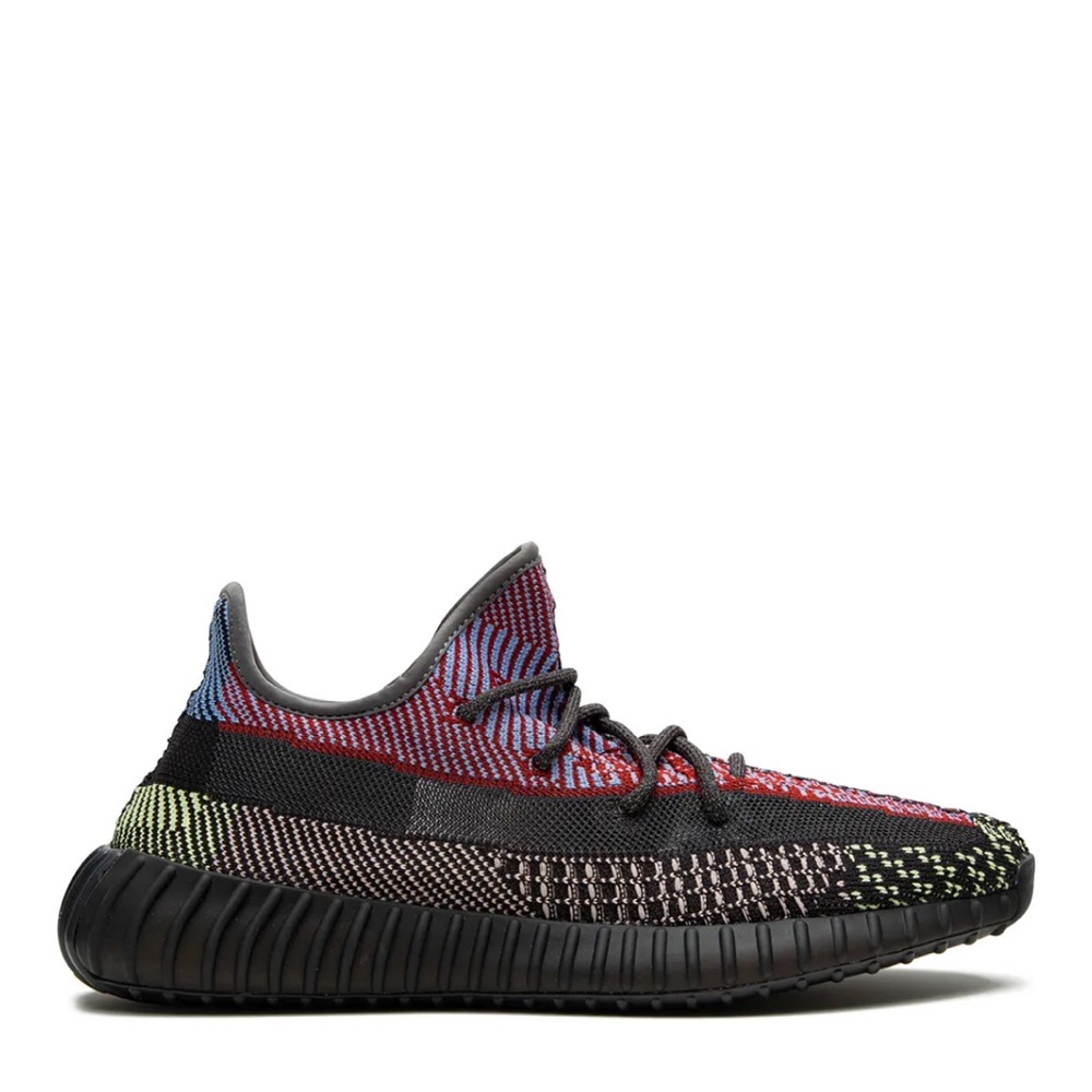 Yeezy x Adidas Multicolor Knit Fabric Boost 350 V2 Yecheil Sneakers | 11.5